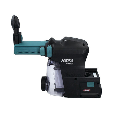 Makita HR 003 G01 marteau combiné à batterie 40 V max. 2,8 J SDS plus brushless + aspiration DX12 + Makpac - sans batterie, sans chargeur