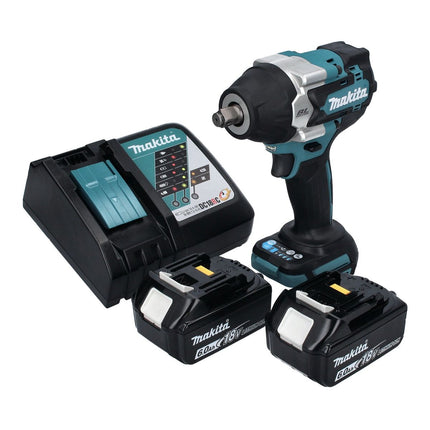 Makita DTW 700 RG Visseuse à chocs sans fil 18 V 700 Nm 1/2" XPT Brushless + 2x Batteries 6,0 Ah + Chargeur