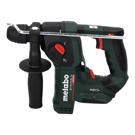 Metabo BH 18 LTX BL 16 Perceuse à percussion sans fil 18 V 1,3 J SDS-plus Brushless + 1x Batterie 4,0 Ah + Coffret MetaBOX - sans chargeur
