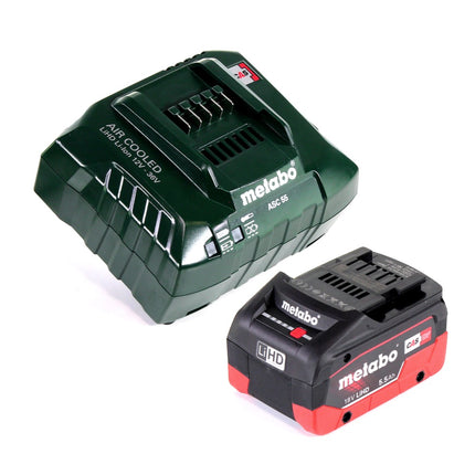 Metabo BH 18 LTX BL 16 Perceuse à percussion sans fil 18 V 1,3 J SDS-plus Brushless + 1x Batterie 5,5 Ah + Chargeur + Coffret MetaBOX