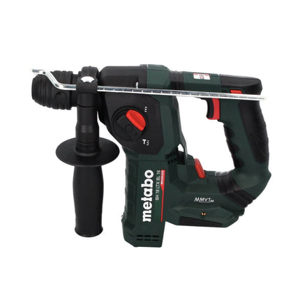 Metabo BH 18 LTX BL 16 Perceuse à percussion sans fil 18 V 1,3 J SDS-plus Brushless + 2x Batteries 5,5 Ah + Chargeur + Coffret MetaBOX