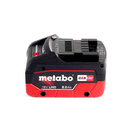 Metabo BH 18 LTX BL 16 Perceuse à percussion sans fil 18 V 1,3 J SDS-plus Brushless + 1x Batterie 8,0 Ah + Coffret MetaBOX - sans chargeur