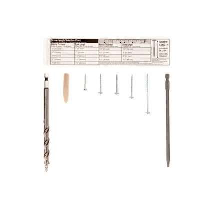 KREG Jig K5 (K5-EUR-SYS) Gabarit de perçage système de connexion bois trou de poche + Gabarit de perçage K5 + Socle + Accessoires + Jeu de vis - 675 pièces + Coffret systainer