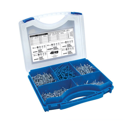 KREG Jig K4 Master-System (K4MS) Système de connexion bois avec trou de poche + Jeu de vis - 675 pièces