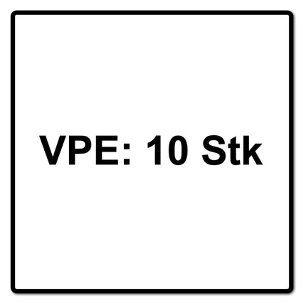 Fein E-Cut Universal Starlock Lames de scie 55 x 28 mm - 10 pièces ( 63502222240 ) Bi-Metall