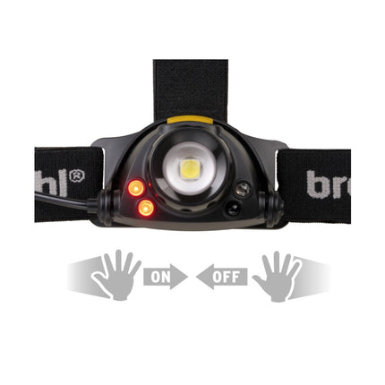 Brennenstuhl SL 400 AFSet 2x LuxPremium LED Lampe frontale à capteur de batterie 2,6 Ah (2x 1177310) IP44 400 lumens