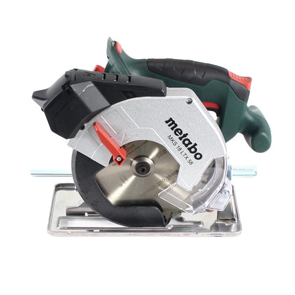 Metabo MKS 18 LTX 58 Scie circulaire à main sans fil 18 V 165 mm + 1x Batterie 10,0 Ah + Coffret MetaLoc - sans chargeur