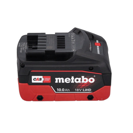 Metabo W 18 LTX 125 18 V 125 mm Meuleuse d'angle rapide sans fil (602174860) + 1x Batterie 10,0 Ah + Coffret - sans chargeur