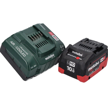 Metabo W 18 LTX 125 Meuleuse d'angle rapide 18 V 125 mm (602174860) + 1x Batterie 10,0 Ah + Chargeur + Coffret transport