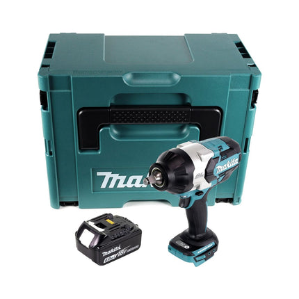 Makita DTW 1002 G1J Clé à choc sans fil 18 V 1000 Nm 1/2" Brushless + 1x batterie 6,0 Ah + Makpac - sans chargeur