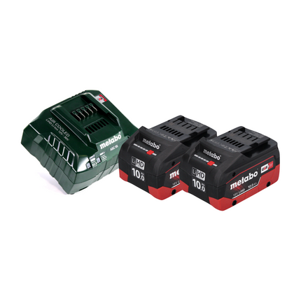 Metabo KHA 18 LTX Perforateur sans fil 18 V 2,2 J SDS Plus + 2x Batteries 10,0 Ah + Chargeur + Coffret metaBOX
