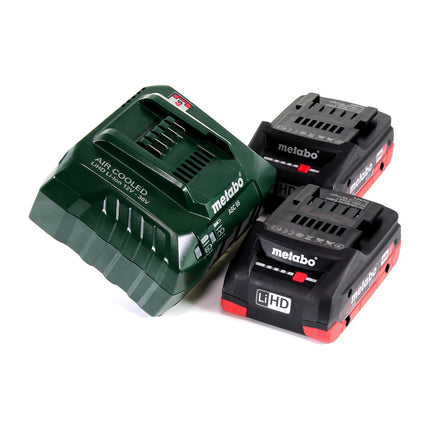 Metabo ASE 18 LTX Scie sabre sans fil 18 V + 2x Batteries 4,0 Ah + Chargeur