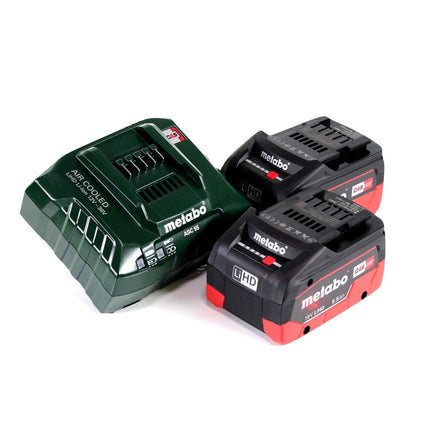 Metabo AHS 18-65 V Taille-haies sans fil 63 cm 18 V + 2x Batteries 5,5 Ah + Chargeur