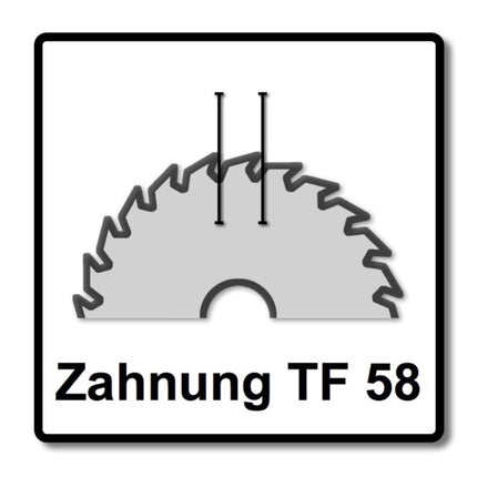 Festool Jeu de lames de scie circulaire spéciales TF58 2x 190 x 2,6 mm 190 mm ( 2x 492051 ) 58 dents