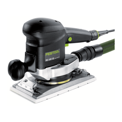 Festool RS 100 CQ-Plus patin à engrenages 520 W 115 x 221 mm + 1x patin de ponçage + Systainer