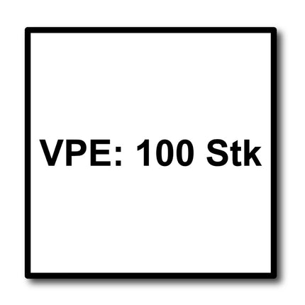 HECO MULTI MONTI plus SS Vis d'encrage 7,5x40mm, Vis à béton, Tête hexagonale avec embase, Zinguée bleue, A2K, 100 pcs. (48389)