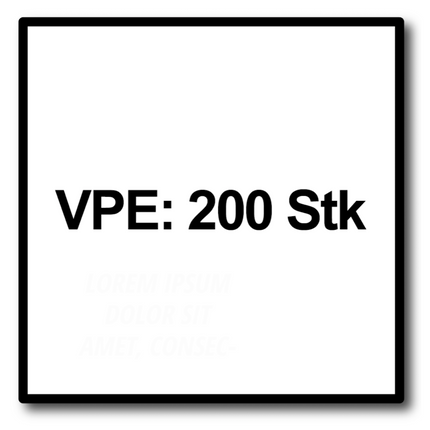 HECO MULTI MONTI plus F Vis d'ancrage, 6,0 x 120mm, Vis à béton, Tête fraisée, Zingué bleu, A2K, 200 pcs. (4x 48505)