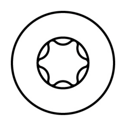 HECO MULTI MONTI plus F Vis d'ancrage, 6,0 x 100 mm, Vis à béton, Tête fraisée, Zingué bleu, A2K, 200 pcs. (4x 48503)