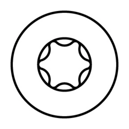 HECO MULTI MONTI plus F Vis d'ancrage, 6,0 x 70mm, Vis à béton, Tête fraisée, Zingué bleu, A2K, 400 pcs. (4x 48499)