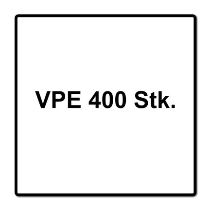 HECO MULTI MONTI plus MS Vis d’ancrage pour rails de montage, 7,5 x 50 mm, Vis à béton, Tête ronde plate, T-Drive, Zinguée blanc, A2K - 400 pcs. (4x 49856)