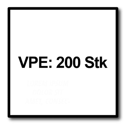 HECO MULTI MONTI plus MS Vis d’ancrage, 7,5 x 45 mm, Vis à béton, Tête ronde plate, T-Drive, Zingué bleu, A2K, 200 pcs. (2x 49829)