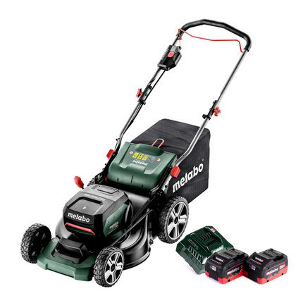 Metabo RM 36-18 LTX BL 46 Akku Rasenmäher 36 V ( 2x 18 V ) 46 cm Brushless + 2x Akku 8,0 Ah + Ladegerät - Toolbrothers