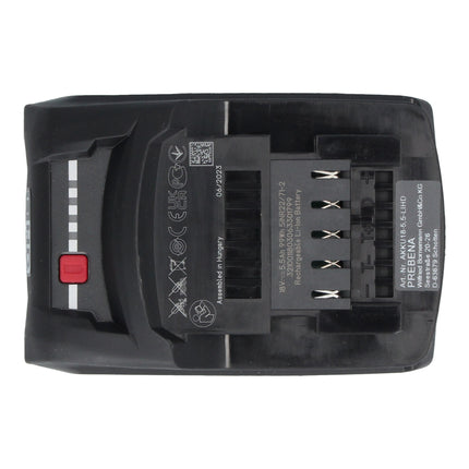 Prebena AKKU18-5,5-LIHD Batterie 18 V 5,5 Ah / 5500 mAh LiHD Li-Ion CAS avec indicateur de charge