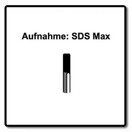 Makita Burins cannelure 25 x 400 mm SDS Max 1 Pc. ( D-34213 )