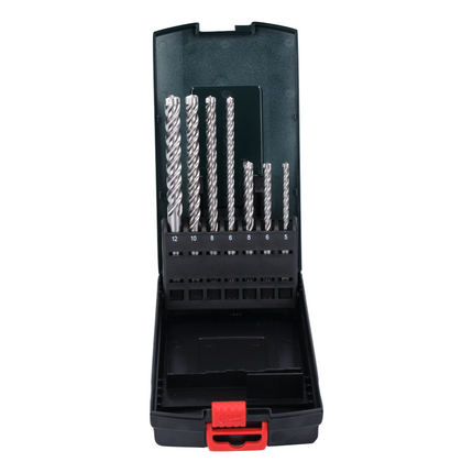 Makita HR 2630 TJ Perforateur combiné 800 W 2,4 J SDS Plus + Jeu de forets - 7 pièces + Mandrin sans clé + Makpac