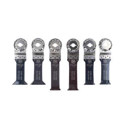 FEIN Best Of E-Cut Starlock Max Wood & Metal Lame de scie (35222967050) + Profi Set Starlock Max Lame de scie pour la rénovation des joints (35222967130)