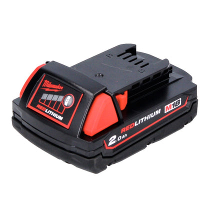 Milwaukee M18 B2 Batterie 18 V / 2,0 Ah / 2000 mAh ROUGE Li-Ion ( 4932430062 )
