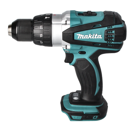 Makita DHP 458 Z Perceuse-visseuse à percussion sans fil 18 V 91 Nm + Jeu d'embouts - 26 pièces