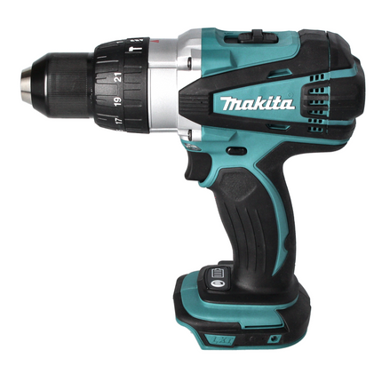 Makita DHP 458 Z Perceuse à percussion sans fil 18 V 91 Nm + Jeu d'embouts - 40 pièces - sans batterie, sans chargeur
