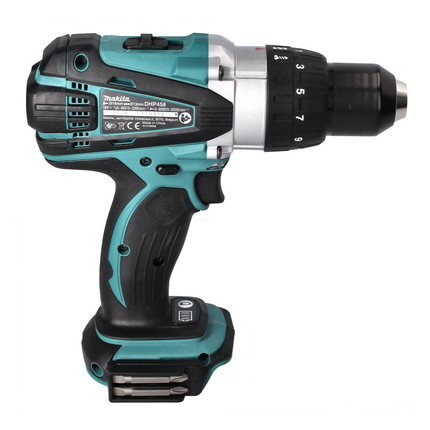Makita DHP 458 Z Perceuse à percussion sans fil 18 V 91 Nm + Jeu d'embouts - 40 pièces - sans batterie, sans chargeur