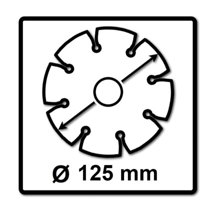 WellCut Diamond Blade Diamant Trennscheibe 125 x 22,23 mm 4 Stk. ( 4x WC-SD12522 ) - Toolbrothers
