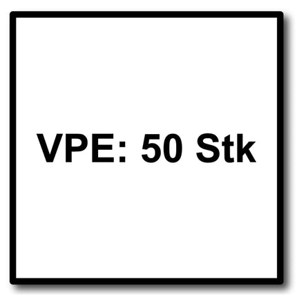 Vis d'ancrage HECO MULTI MONTI plus F 7,5 x 80 mm 50 pièces (48515) vis à béton, tête fraisée, entraînement en T, galvanisée bleue, A2K