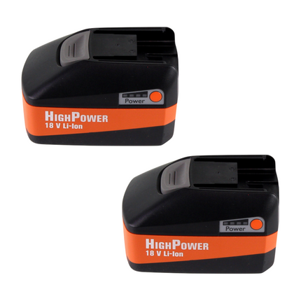 FEIN Highpower Batteries 18 V - 2 pièces 5.2 Ah + Chargeur ALG 80 BC ( 92604325010 )