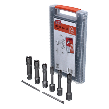 FEIN HM Carotteuse Ultra 50 jeu d'accessoires - 8 pièces. ( 63127276020 ) 3/4" Weldon 12 - 22 mm