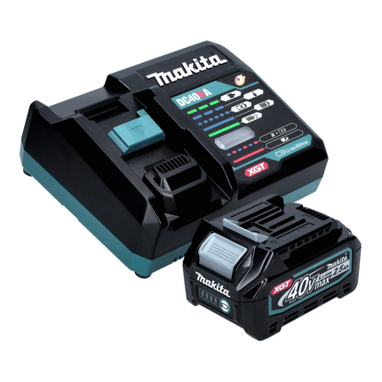 Makita RS 002 GD1 Scie circulaire portative sans fil 40 V max. 260 mm Brushless + 1x batterie 2,5 Ah + chargeur