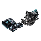 Makita RS 002 GD2 Scie circulaire portative sans fil 40 V max. 260 mm Brushless + 2x batterie 2,5 Ah + chargeur