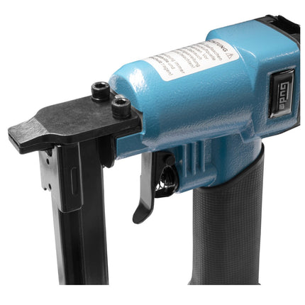 Güde KN 14 Agrafeuse à air comprimé IG 1/4" ( 40088 ) + 1800x Agrafes + Huile + Lunettes de protection + Coffret