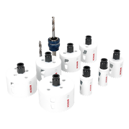 Bosch Progressor for Wood & Metal Elektriker Lochsägen Set 11 tlg. ( 2608594194 ) Bi Metall HSS - Toolbrothers
