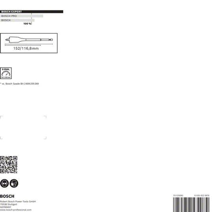 Bosch EXPERT SelfCut Speed ​​​​Set de fraises plates 16 - 32 mm - 7 pièces (2608900334) pour le bois