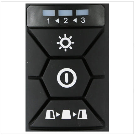 Lampe LED sans fil Makita DML 810 G 18 / 36 V ( 2 x 18 V ) 5500 lm IP54 + 2 batteries 6,0 Ah - sans chargeur