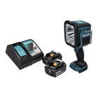 Makita DML 812 RF Lampe torche à LED 18 V 1250 lm + 2x batterie 3,0 Ah + chargeur