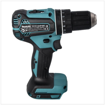 Makita DHP 485 RT1 Perceuse-visseuse à percussion sans fil 18 V 50 Nm Brushless + 1x Batterie 5,0 Ah + Chargeur