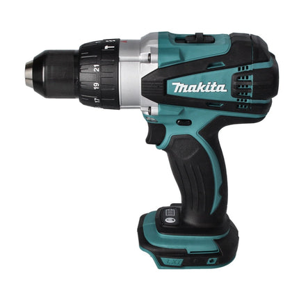 Makita DHP 458 G1J Perceuse-visseuse à percussion sans fil 18 V 91 Nm + 1x Batterie 6,0 Ah + Makpac - sans chargeur