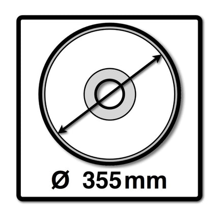 Metabo CS 23-355 Tronçonneuse à métaux 2300 W 355 mm ( 602335850 ) + 1x disque à tronçonner