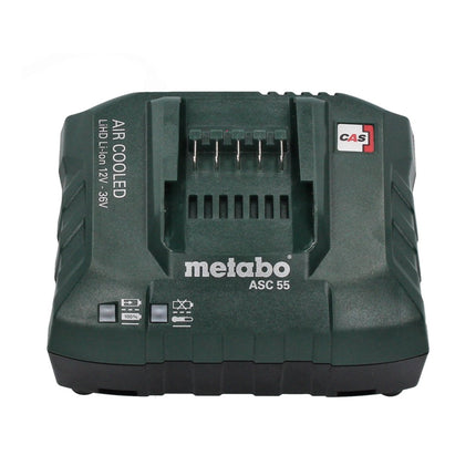 Kit de base Metabo 18 V LiHD + 4x batteries 4,0 Ah + 2x chargeur ASC 55 + metaBOX
