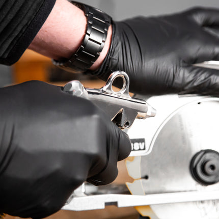 Gants jetables en nitrile - 100 pièces taille L / large - non stériles